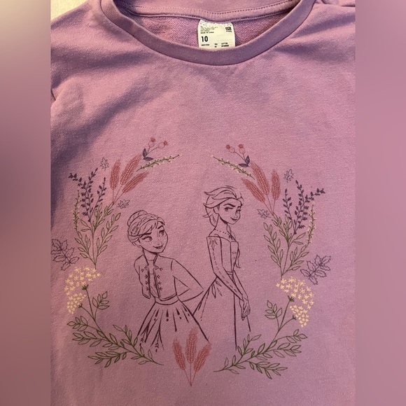 ❄️ Frozen Tee + H&M Flare Pants – Girls’ Size 9/10 ❄️ - Picture 3 of 6